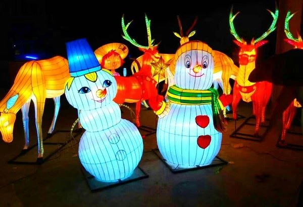 Christmas Holiday Event Atmosphere Silk Lantern